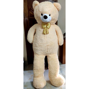 (54) Large off white Teddy Bear 8 feet