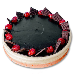 (08)Cooper's - Half kg Black Forest Round Cake