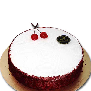 (05) 1 pound Red Velvet Cream Cheese Round Cake