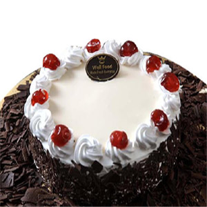(02) Half kg Black Forest Round Cake