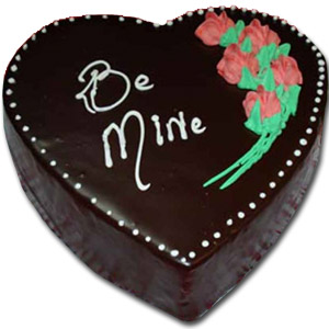 (02) Yummy Yummy- 3.3 Pounds Rich Chocolate Heart Cake