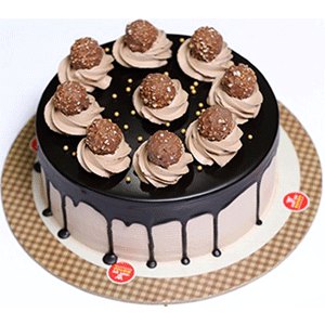 1 kg Ferrero Rocher Chocolate Cake