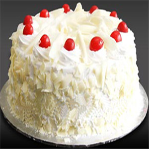 (43) Swiss - 3.3 Pounds White Forest Round Cake