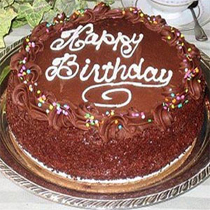 (29) Yummy Yummy - 2.2 pounds chocolate round shape cake