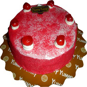 (47)Yummy Yummy- Half kg Red Velvet round shape cake