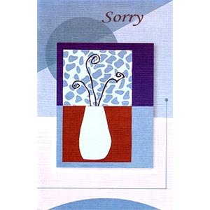 (50) Sorry Card 2 Folder