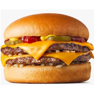 (12) Double Decker Beef Burger