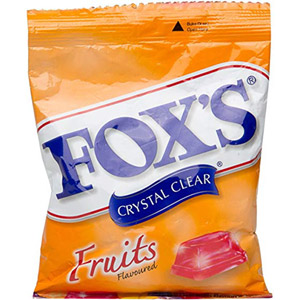 (62) Foxs crystal clear fruits candy