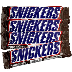 (18) Snickers Chocolate - 4 Bars