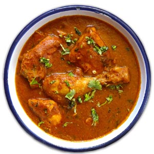 (002) Chicken curry - 1 Plate