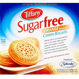 (20) Tiffany sugar free orange flavored cream Biscuits