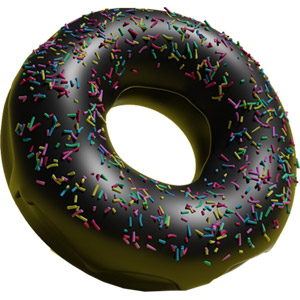 (004)Single Black Hole Doughnut. 