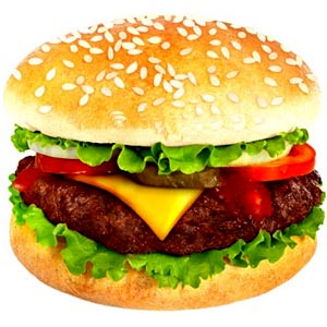 (002) Beef Cheese Burger
