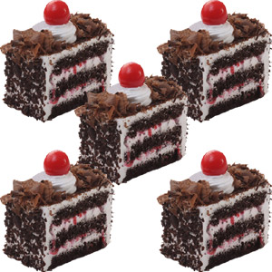Swiss - Black Forest Pastry 5 Pieces