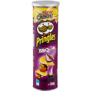Chips- Pringles bbq potato chips