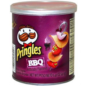 Chips- Pringles bbq potato chips(small)