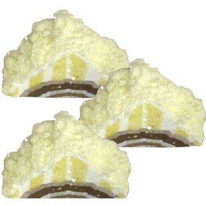 Mr. Baker - Pyramid vanilla pastry 3 pieces
