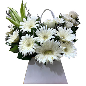 Pure White Grace Basket