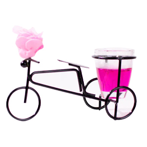 (001) Jelly Candle with Bicycle Stand 