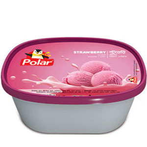 (06) Polar Strawberry Ice cream 1 Liter