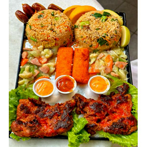 (0001) Pizza Burg iftar Platter for 2 person