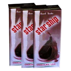 (12)Star Ship Chocolate Milk 3 Packets