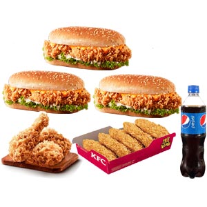 (18) KFC- Meal for 3 person
