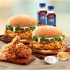  KFC- 2 Classic Zinger Meal
