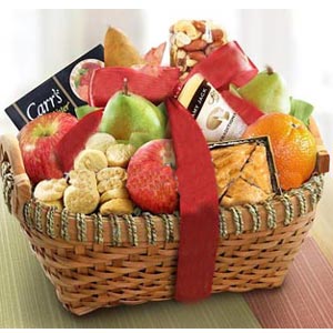 (19) Fruits & Gourmet Basket for DAD