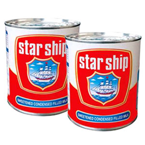 (20) Star Ship Condense Milk - 2 Containers 