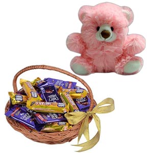 Chocolates W/ teddy bear