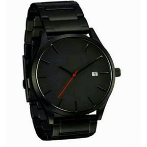 Men's black watch