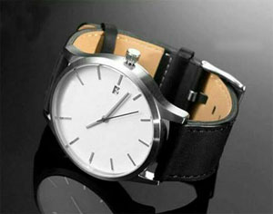Black & White combination watch