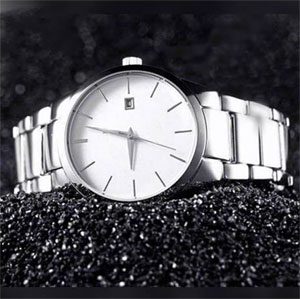 Exclusive Silver & white combination watch