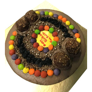 2 Pounds Special Chocolate Round Shape Cake
