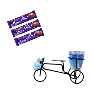 Jelly Cycle Candle W/ Choco Treat