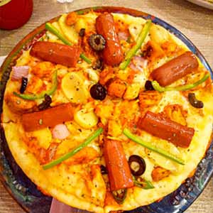 Sausage Carnival Pizza Family