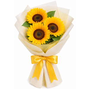 Sunflower Trio Bouquet