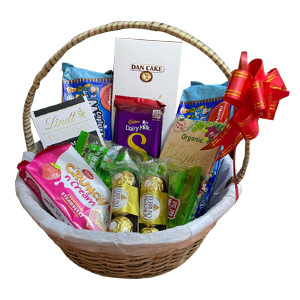 Luxurious Chocolate and Cookie Basket