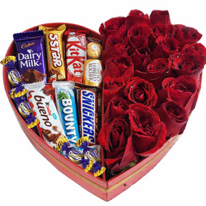 Forever Yours Roses & Chocolates